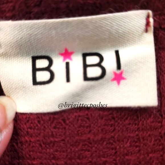 BIBI Long Sleeve Light Waffled Tops - Picture 12 of 13